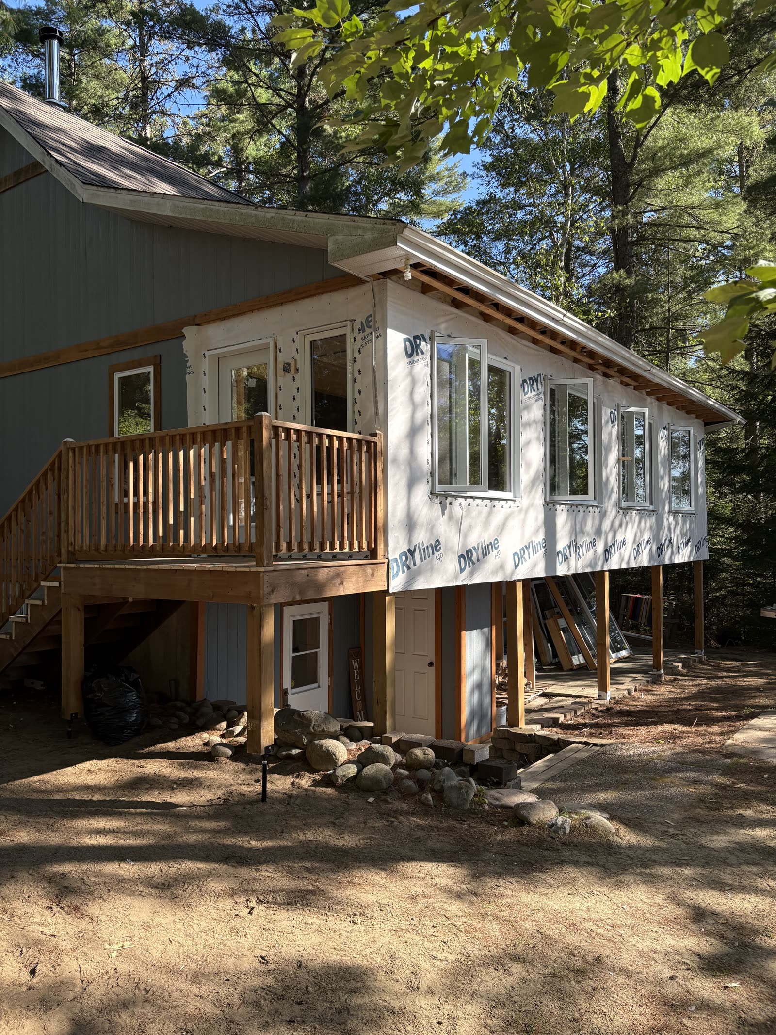 Agrandissement avec solarium Hautes-Laurentides