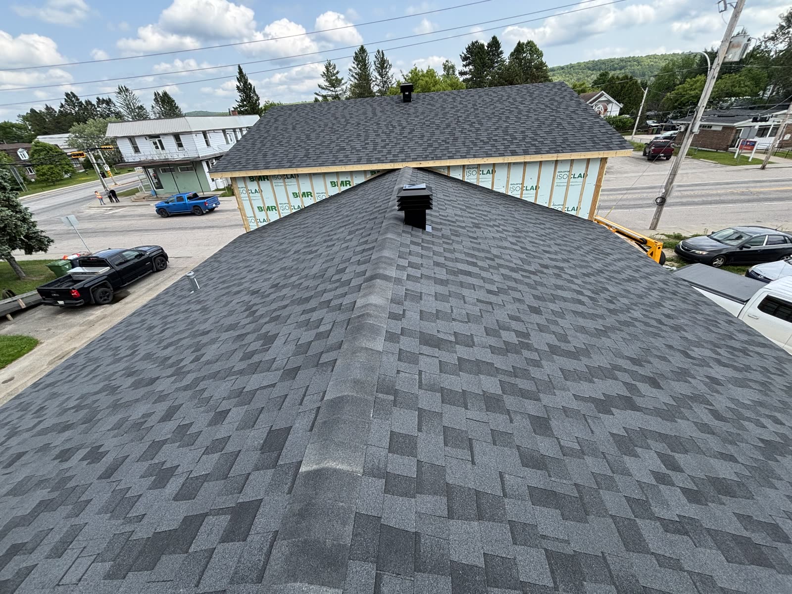 Toiture et enveloppe pare-air DRYline Hautes-Laurentides